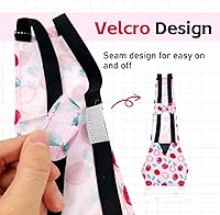 Vista 4 de 3 piezas de pañales de pollo para gallinas, pañales para mascotas, pañales reutilizables para pollo, accesorios de ropa con pajarita para aves