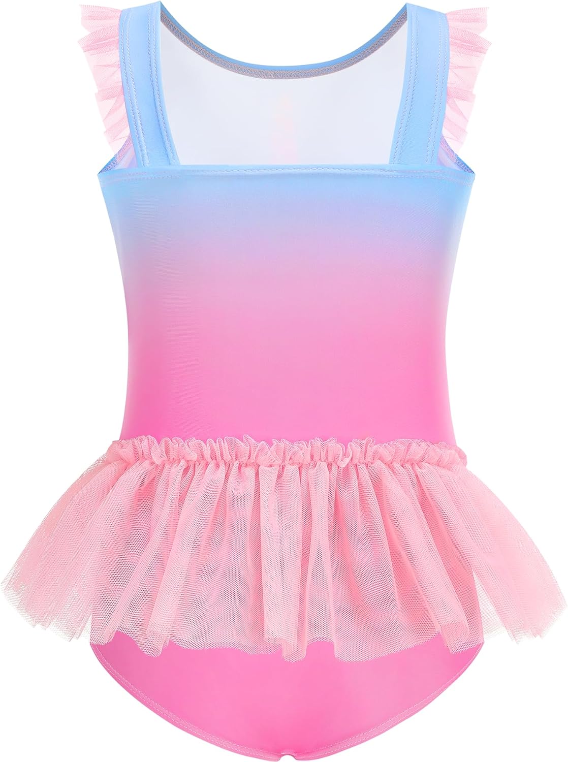 Girls One Piece Swimsuit Colorful Mermaid Bathing Suits Cute Kids Princess Beach Swimwear 2-10 Years - Image 2