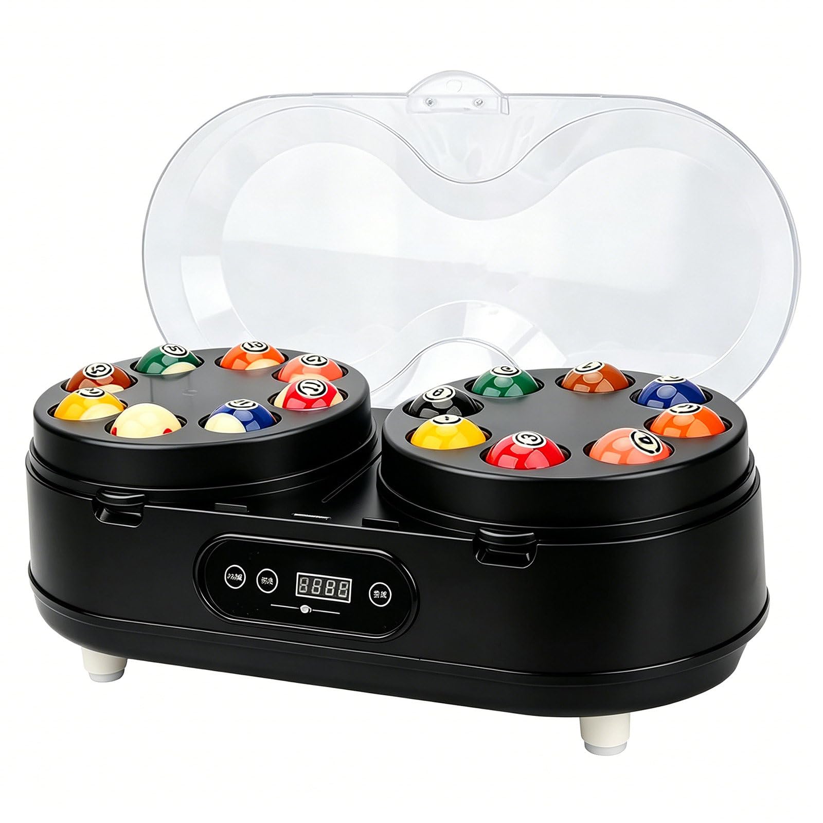 Automatische Billardkugel-Reinigungs- und Poliermaschine für Amerikanisches und Britisches Billard Black-52.5mm/2.07"