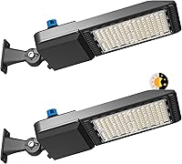 Vista 9 de Lightdot Luz LED de estacionamiento de 400 W, montaje de brazo de 60000 lúmenes, 5000 K, iluminación inteligente del atardecer al amanecer, luces