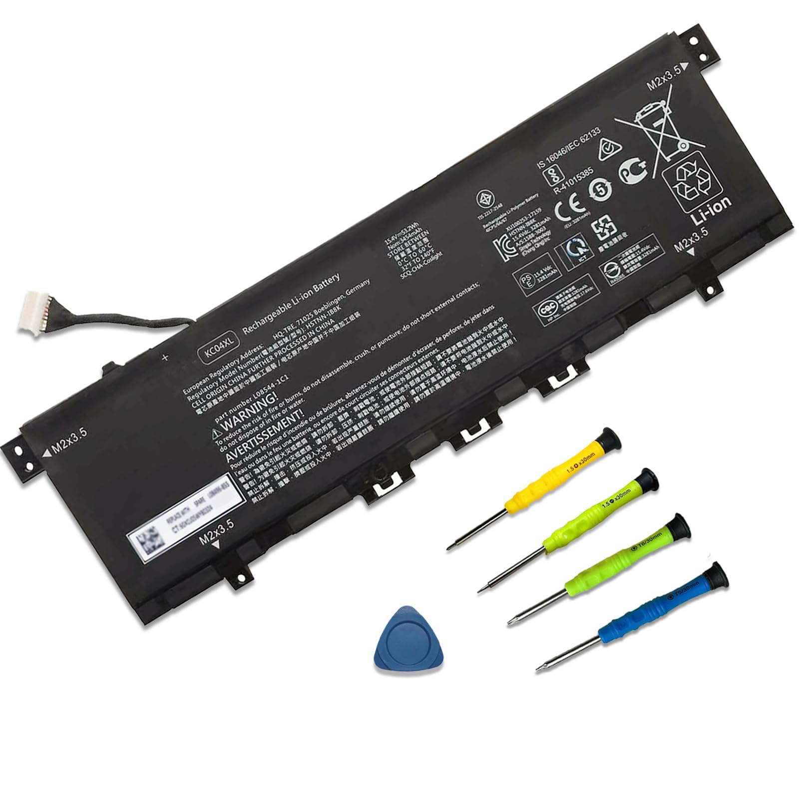 Amazon.com: KC04XL L08496-855 Laptop Battery for HP Envy 13T-AH