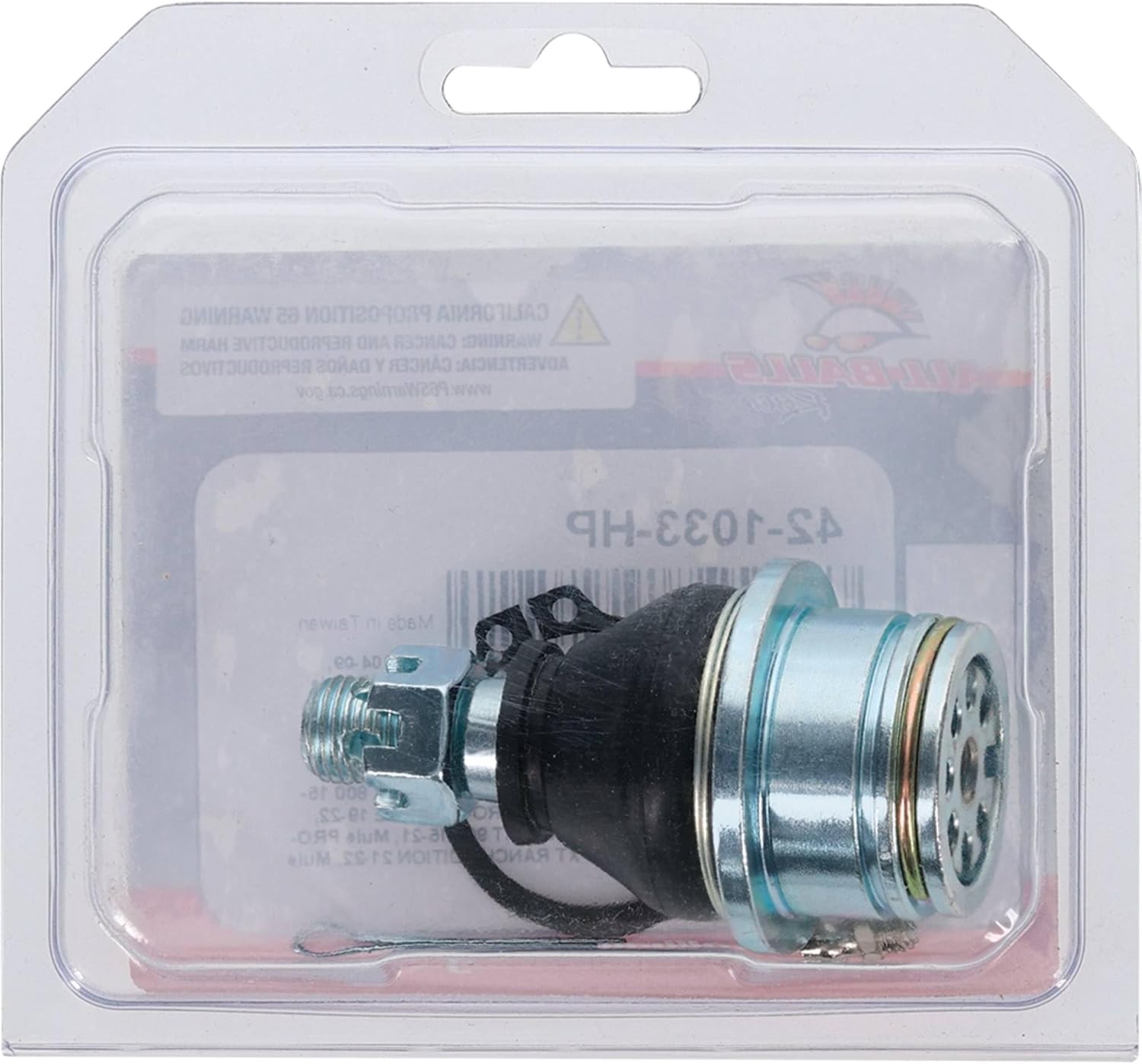 All Balls Racing 42-1033-HP HP Ball Joint Kit Compatible With/Replacement For Kawasaki KFX 700 V-Force 2004-2009, KFX450R 2008-2014, KVF360A Prairie 4x4 2003-2013, KVF360B Prairie 2003-2011