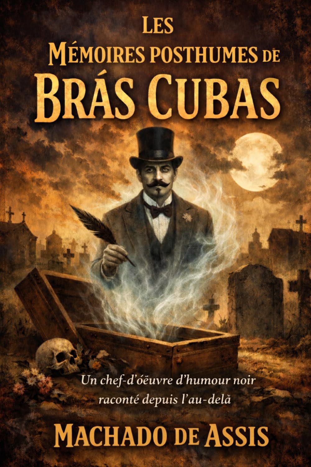 Mémoires posthumes de Brás Cubas: Un chef-d'œuvre d’humour noir raconté depuis l’au-delà