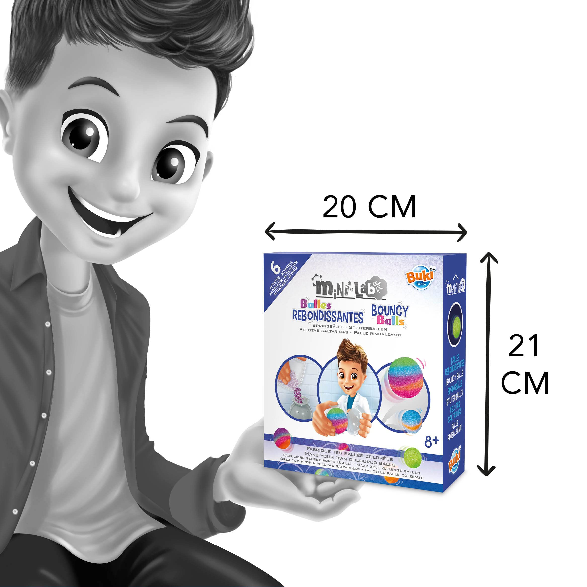 Buki 3009 Mini lab Balles rebondissantes