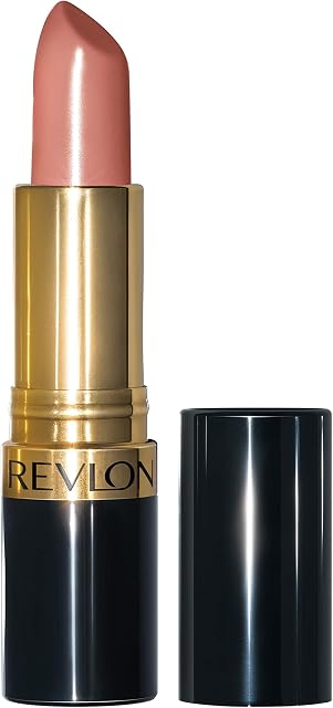 Revlon Super Lustrous Lipstick, High Impact Lipcolour with Moisturising Creamy Formula, Infused with Vitamin E and Avocado Oil in Nude / Brown, Bare Affair (044)