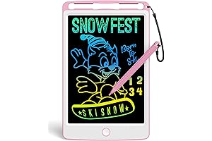 bravokids Kids Drawing Tablet Pad - 8.5” LCD Writing Board Doodle Pad...