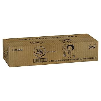 Amazon.com: Puffs Ultra Soft Non-Lotion Tissues, 10 Cubes
