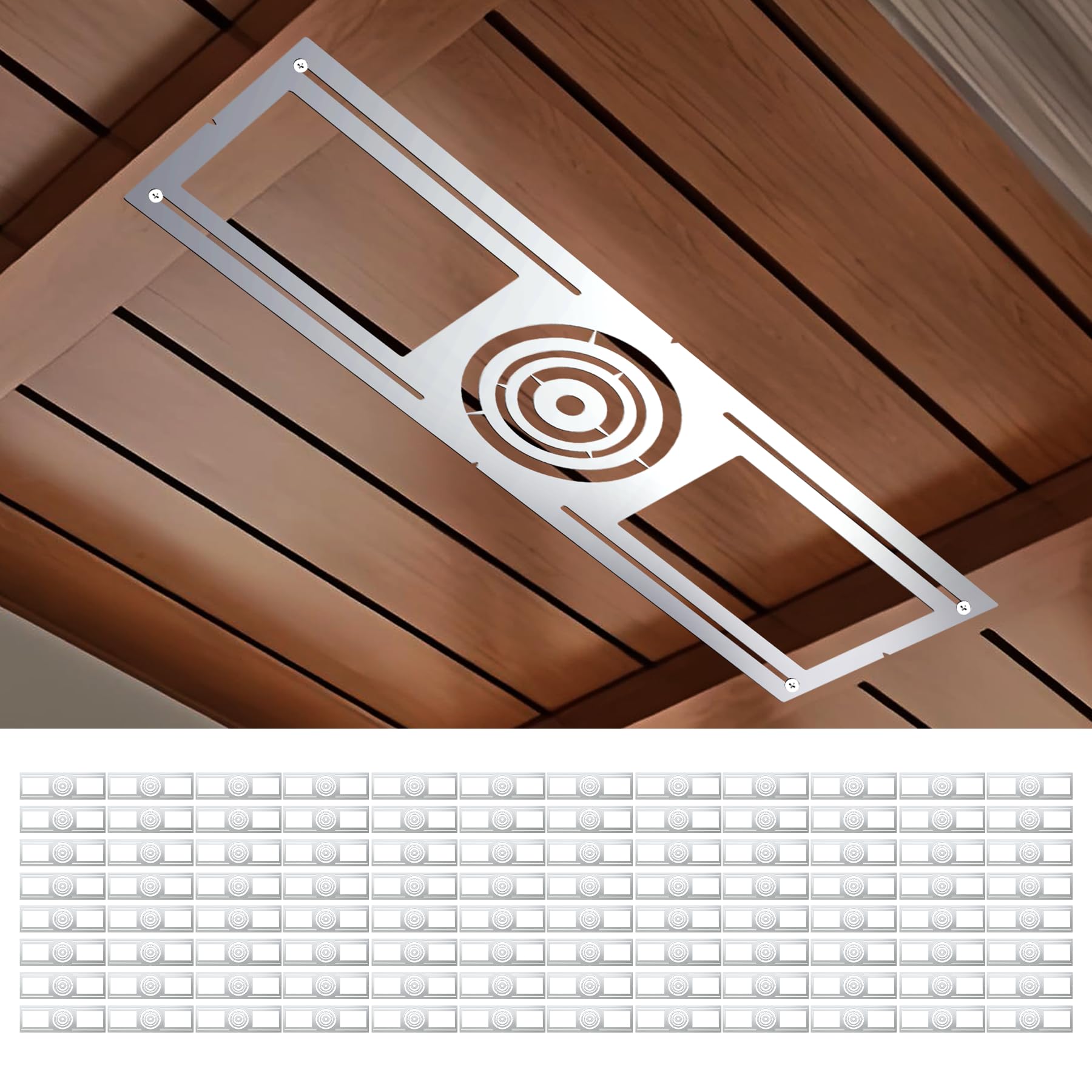 Recessed Light Housings - 48 Pack Sidasu Plates -10 Recessed Light Housings - 48 Pack Sidasu Plates -10