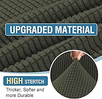 Vista 211 de H.VERSAILTEX 2025 New Sectional Couch Covers 8 Pieces Stretch Sofa Covers for Sectional Sofa Set Separate L Shaped Couch Cover for Both Left/Right