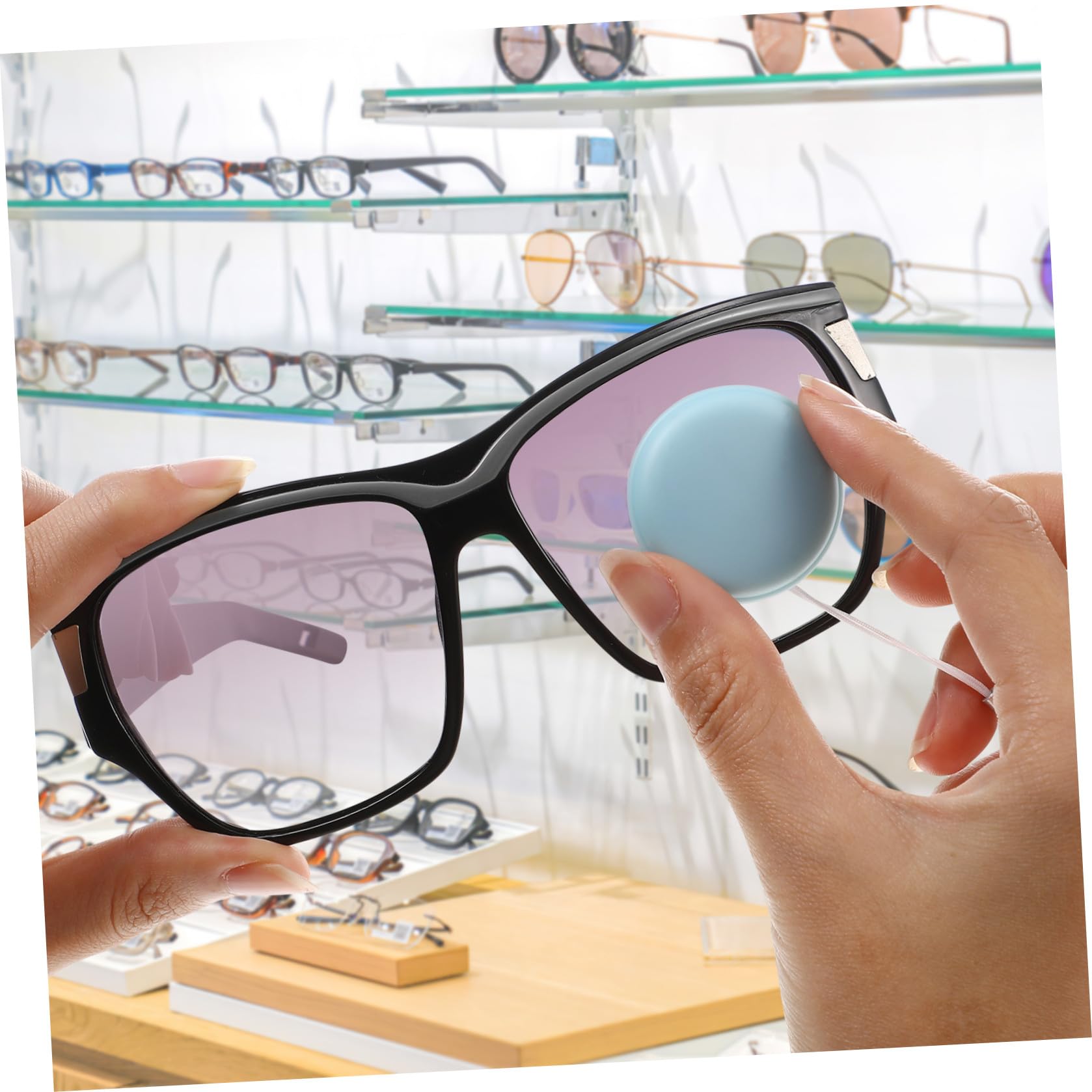 Lurrose Limpiador De Pantalla Macaron 4 Unidades Toallitas Limpiadoras para Teléfono, Tableta y Lentes, con Diseño Portátil y Textura Doble para Uso Diario