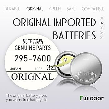 Amazon.com: Fwioaor 295-7600 Battery Compatible with Citizen
