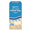 Amazon Basics Reclosable Freezer Gallon Bags, BPA Free, 90 Count (Previously Solimo)