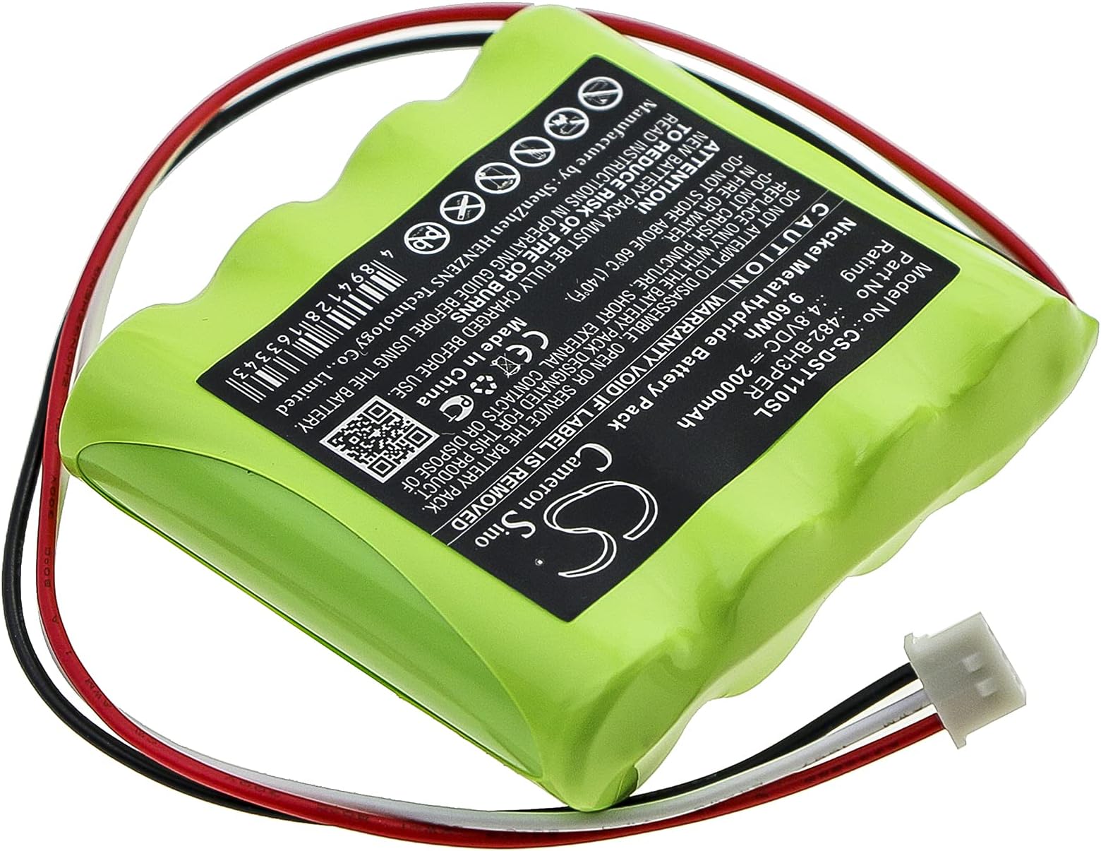 2000mAh/4.8V Replacement Battery for Imada 482-BH3PER DST-11 Digital Force Gauge