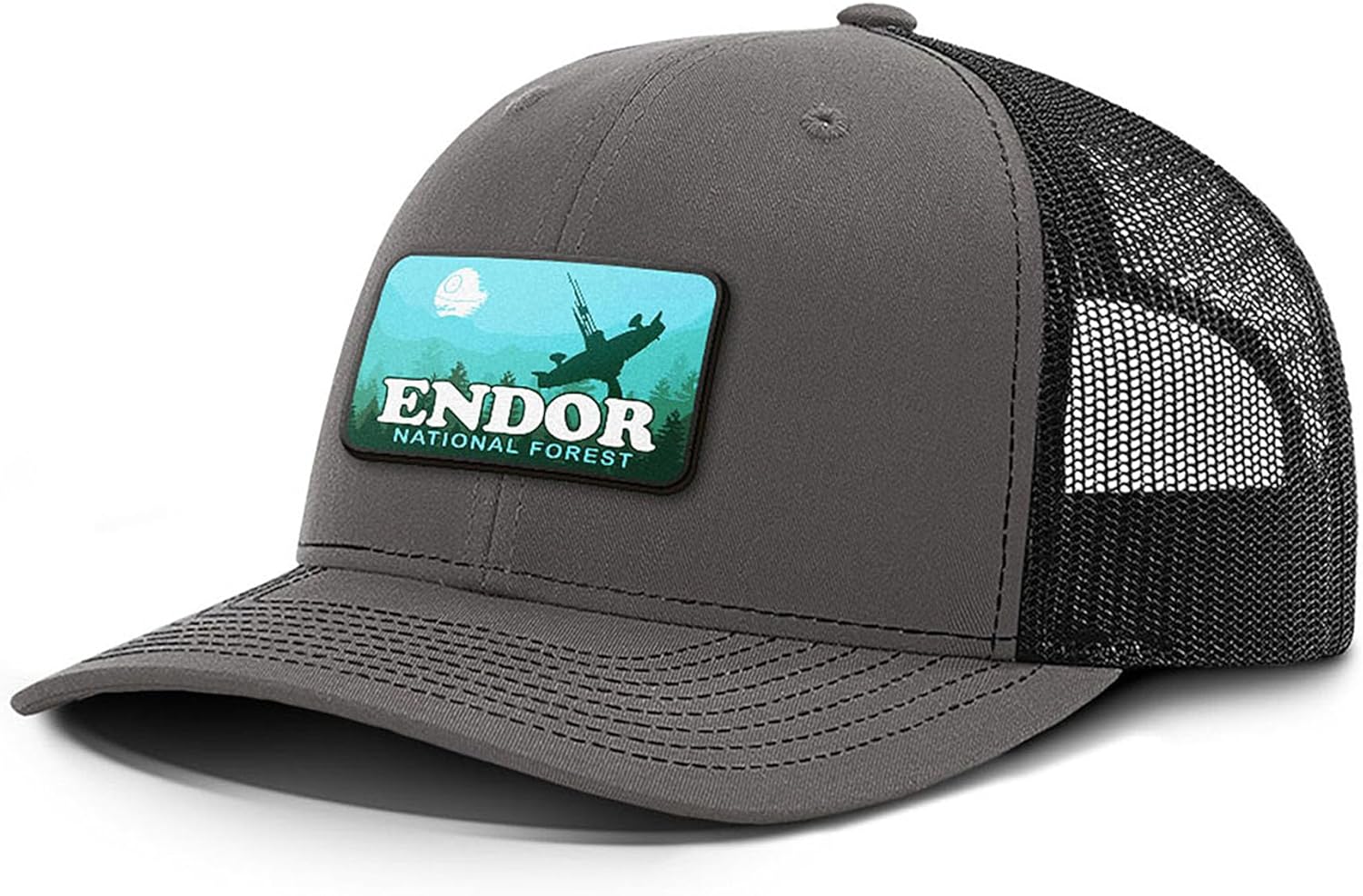 Endor National Forest Patch Back Mesh Hat Casual Wear - Baseball Cap for Mens & Womens Mesh Adjustable Snapback Strap