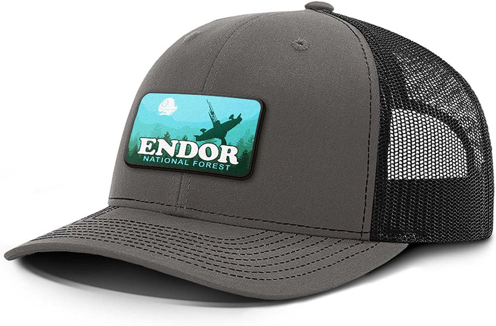 Endor National Forest Patch Back Mesh Hat Casual Wear - Baseball Cap for Mens & Womens Mesh Adjustable Snapback Strap