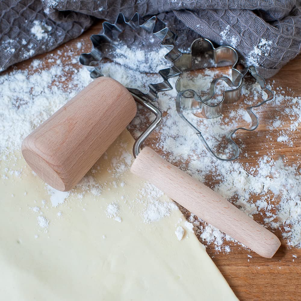 Mattarello In Legno Di Faggio HOFMEISTER 45 Cm, Per Pizza E Pasta, Sostenibile E Senza Plastica, Made In EU
