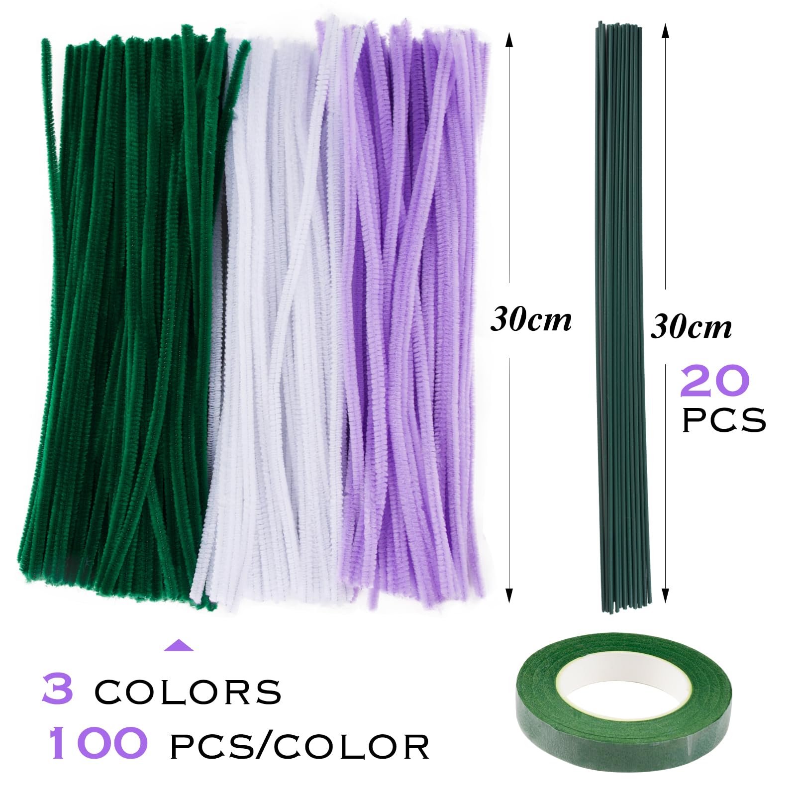 Chenille-stelen 20/50/1000 Stuks DIY Kinderen Creatieve Ambachten Accessoires Chenille-stelen 20/50/1000 Stuks DIY Kinderen Creatieve Ambachten Accessoires