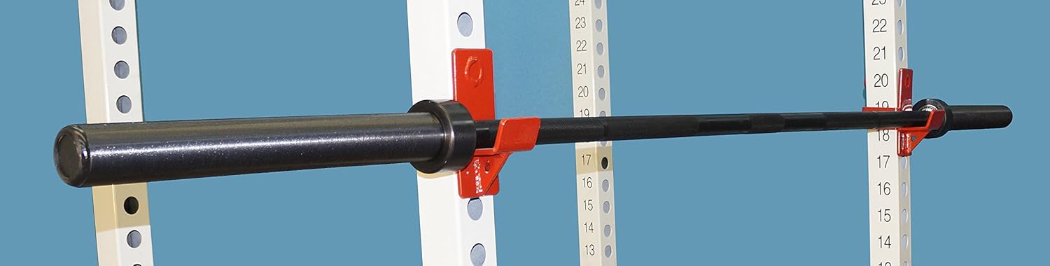 TDS Olympic 32 mm dia Black Power 7’ Bar with Bearings-1000 lb. rated