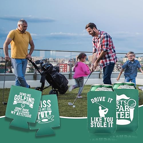 Miniatura 2 de Para decoraciones de fiesta de golf, enfriador de latas de cerveza, Koozies divertidos para despedidas de soltera, regalos de despedida de soltera,