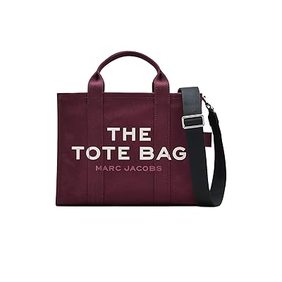 Marc Jacobs The Canvas Medium Tote Bag Tote Handbags Dark Plum, Canvas/Cotton/Textile