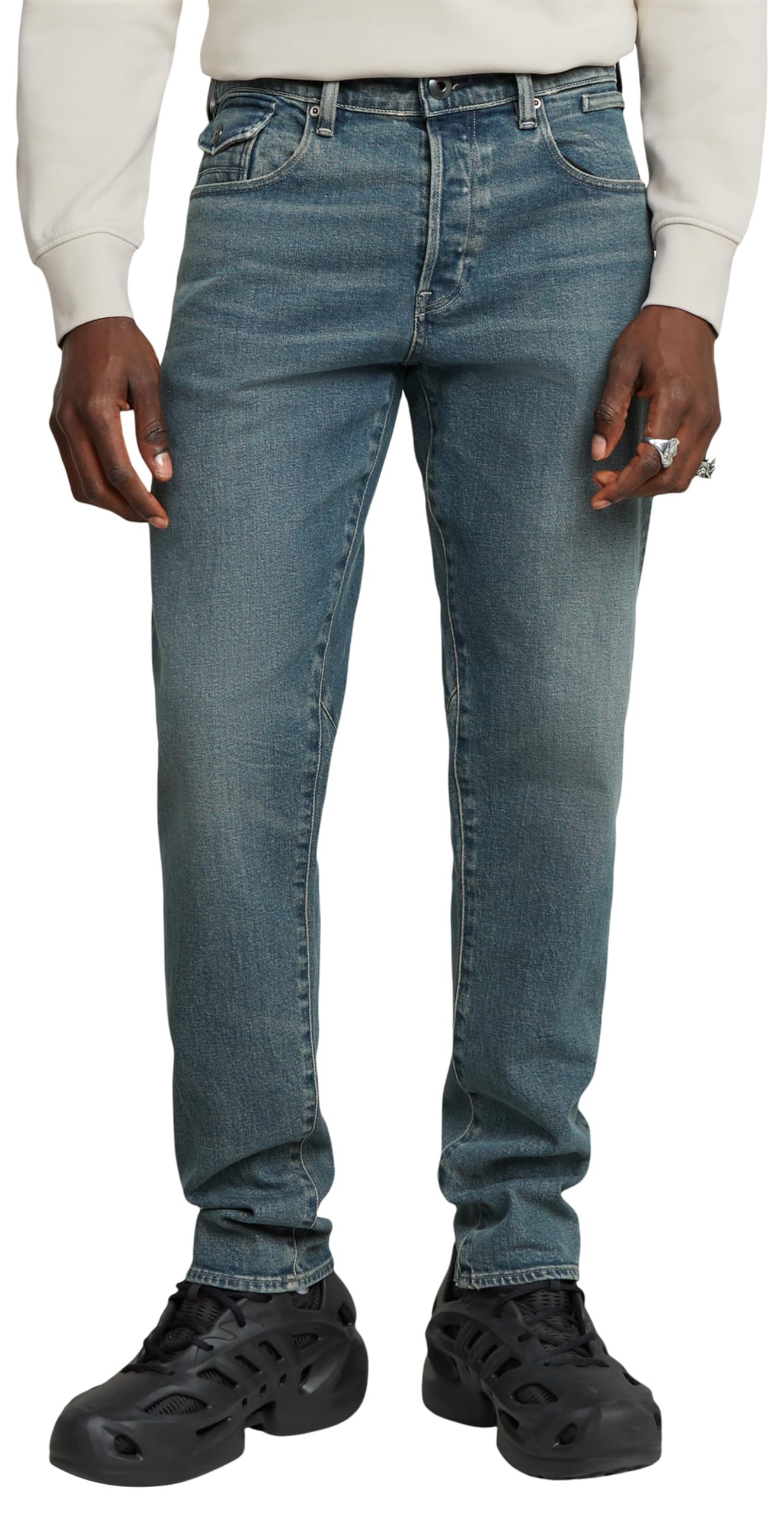 G-STAR Men's Morry FWD Regular Tapered Jeans, Blue (worn in glace D26141-D775-H139), 38W / 34L
