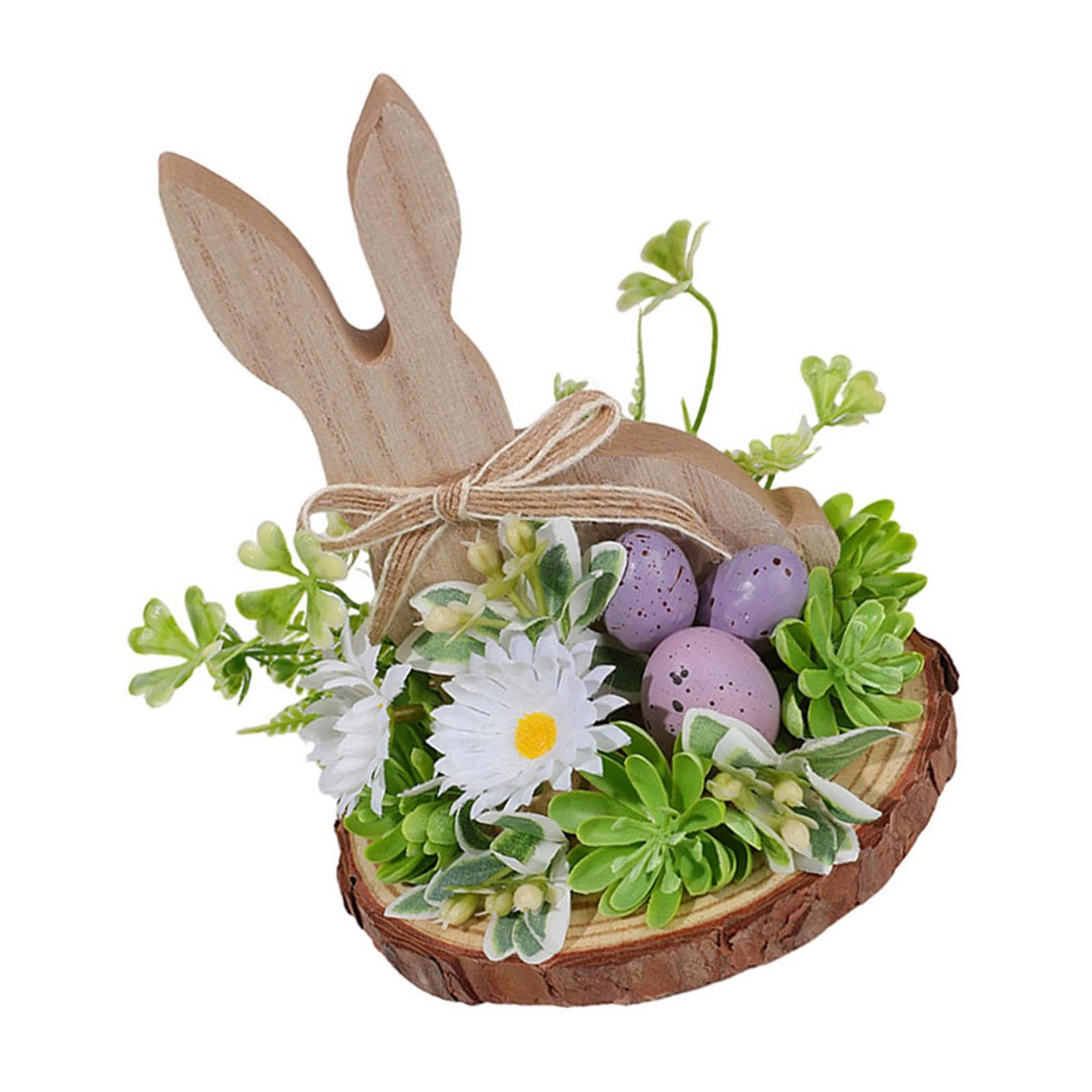Buxuaaaa Festival Craft Indoor Outdoor Party Supplies Simple Setup Easter Eggs Rabbits Decorations