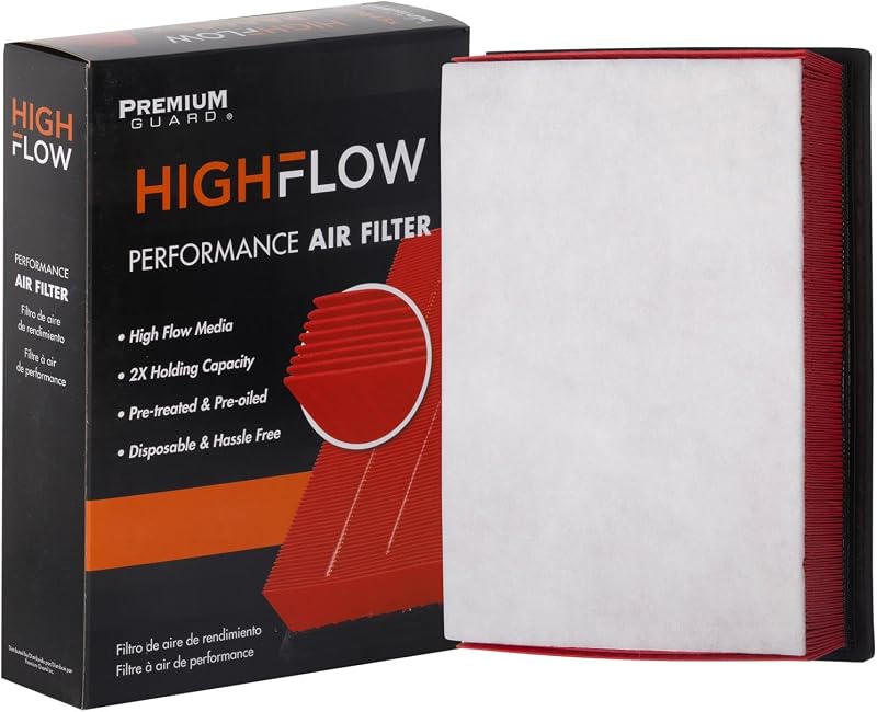 Filtro de ar do motor Premium Guard PA6122X para Toyota 4Runner, Lexus GX460 e FJ Cruiser – 1 unidade