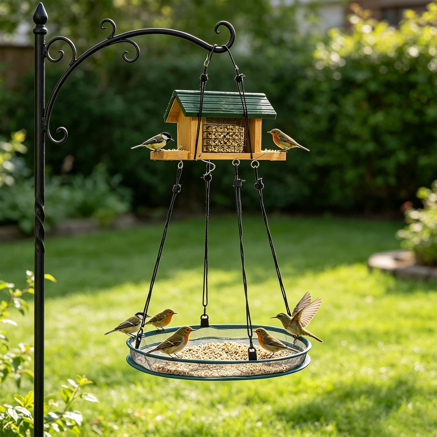 Xinjoduz 1 PCS 16 Inch Universal Wild Bird Seed Catcher Tray image 5