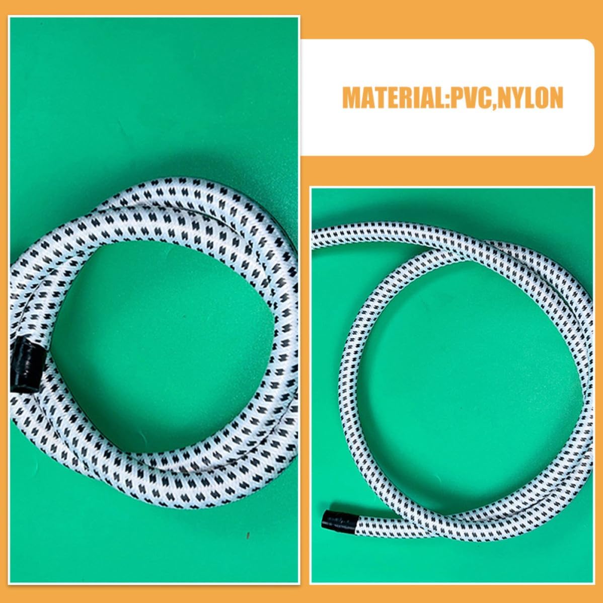 Garment Steamer Replacement Hose 2m Heat-Resistant Steam Tube Sturdy Steam Iron Accessory for Home and Travel