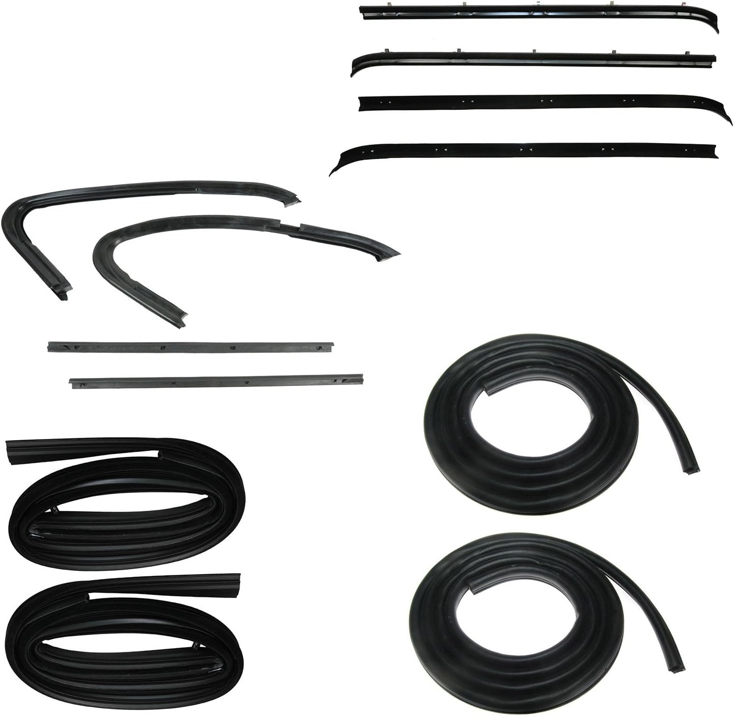 Weather Stripping Door Seal Kit - fits 1973-1980 Chevrolet C20 Suburban