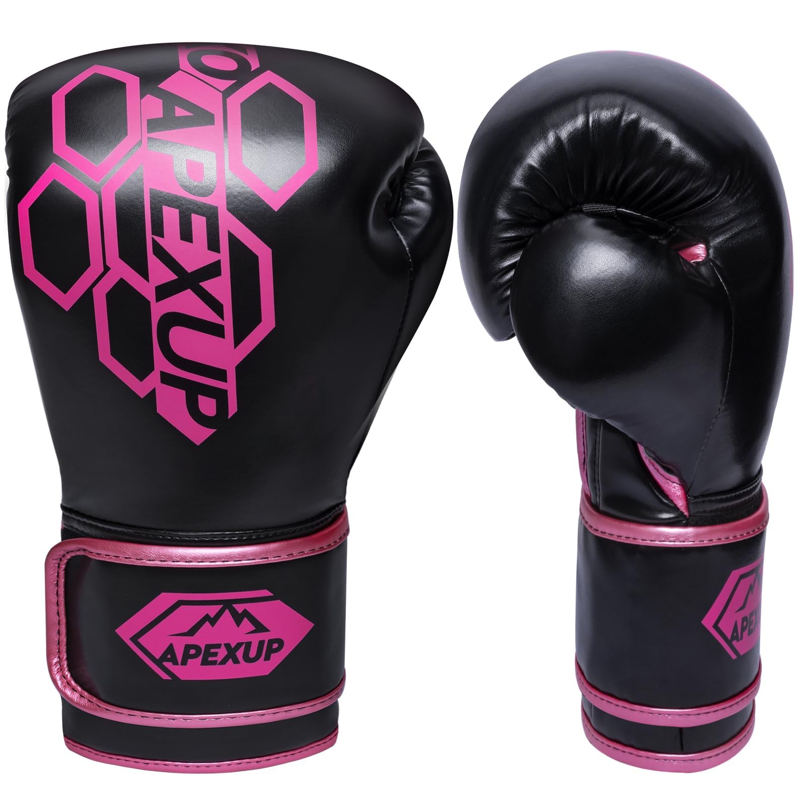 APEXUP Boxing Gloves Men Women, Pro Training Sparring, Heavy Bag Gloves for MMA Kickboxing Muay Thai