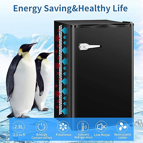 Miniatura 3 de Kismile Congelador vertical compacto, mini congelador con una sola puerta y estantes extraíbles, congelador independiente para apartamento, hogar,