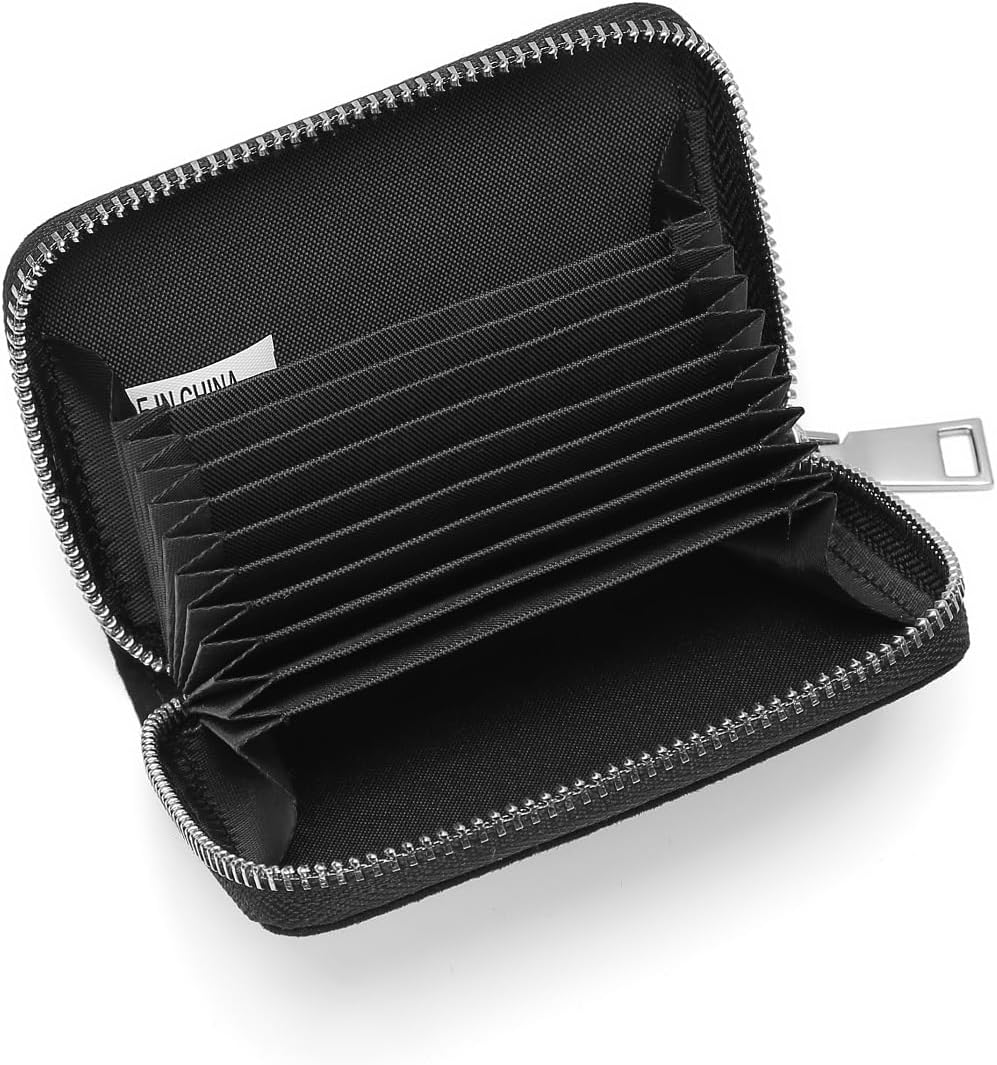 Rhinestone Fashion Card Wallet, Zip Around Wallet - Image 3