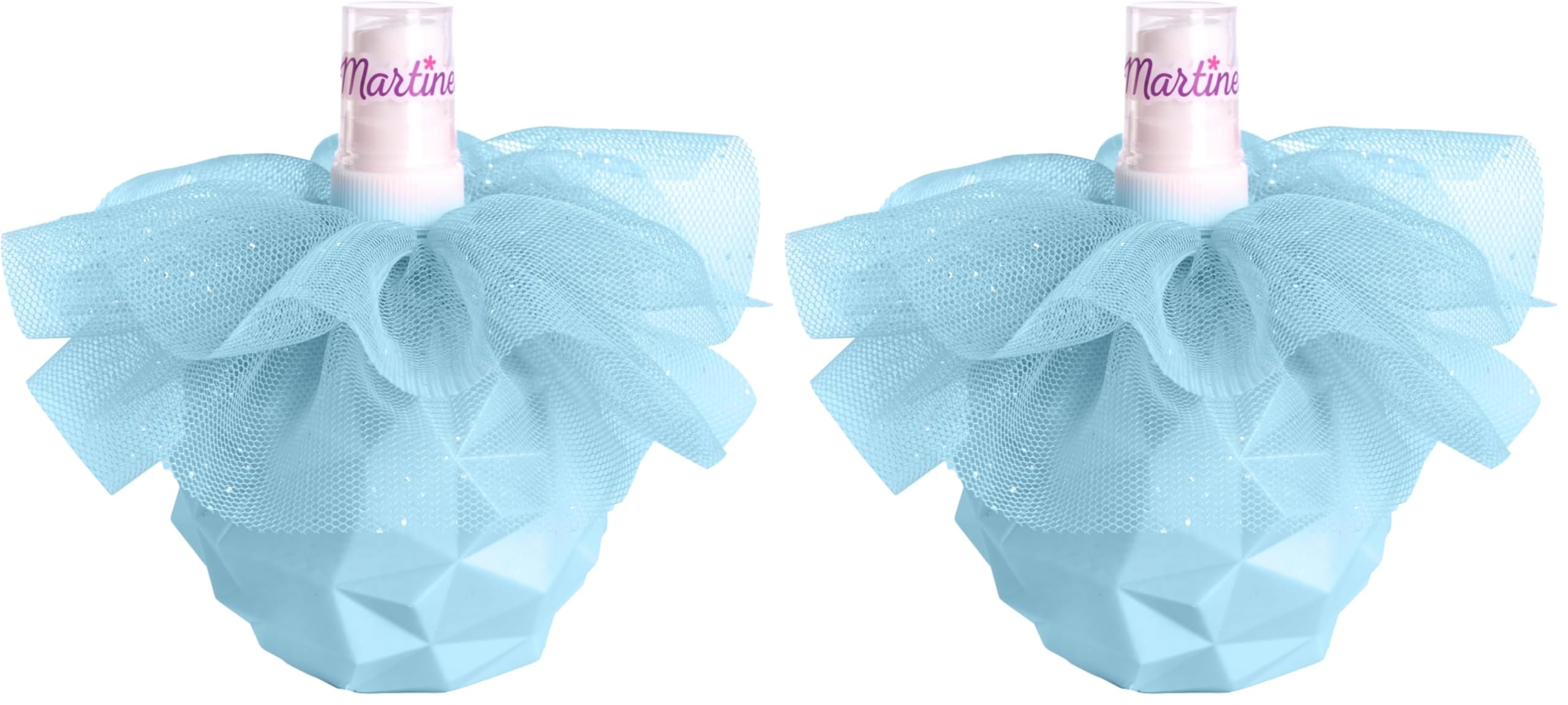 Martinelia Parfumnebel Paillette, 100 ml – Kinderduft für Mädchen, glitzernd, Eau de Toilette mit sanftem Nebel für die Haut, parfümiert, Routine Beauté – schöne blaue Sprühflasche mit Tüll
