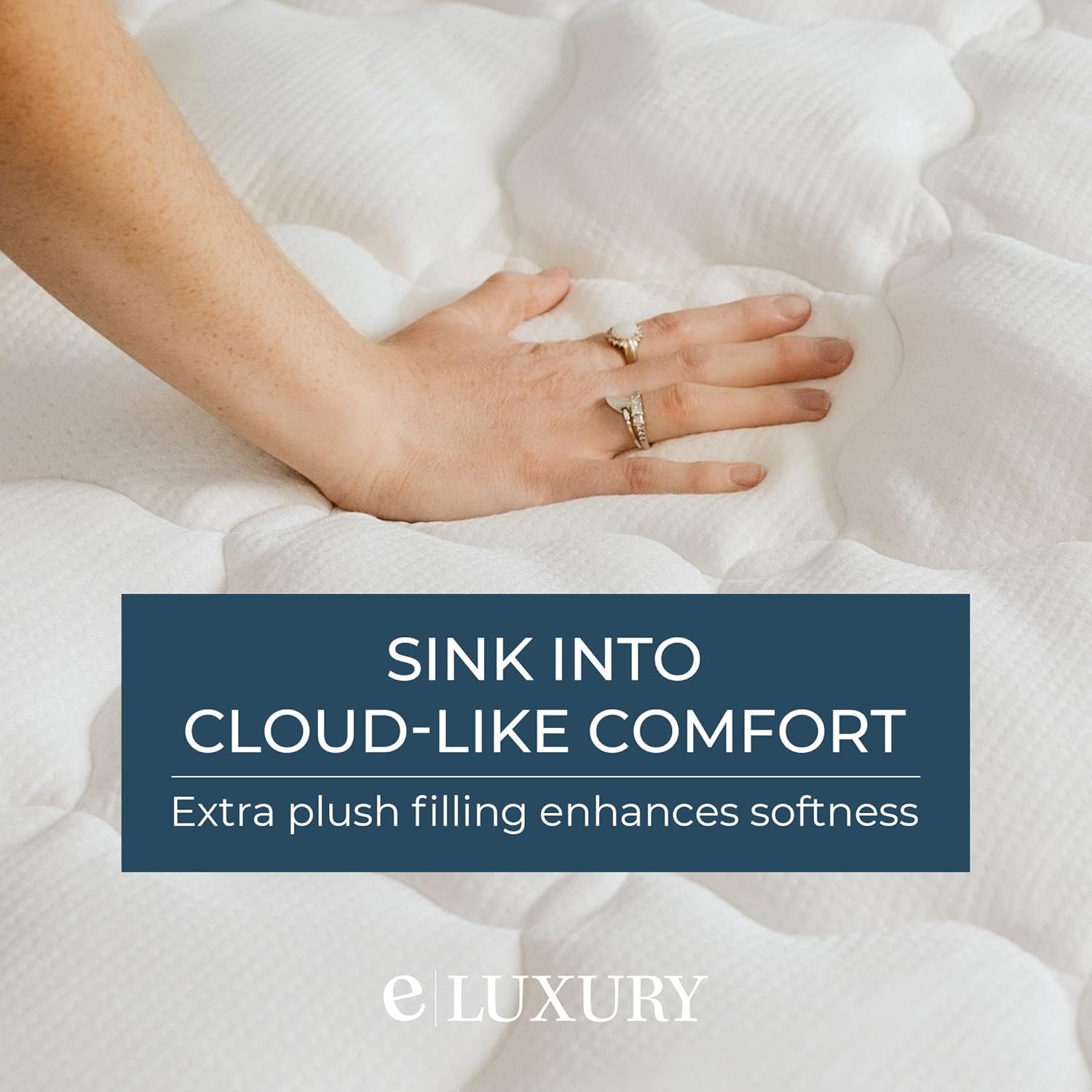 ExceptionalSheets Rayon from Bamboo Mattress Pad with Fitted Skirt - Extra Plush Cooling Topper - Full