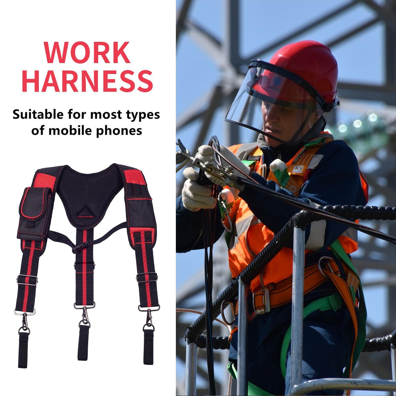 Bretelles Pour Ceinture À Outils Harnais De Sécurité Pour Construction