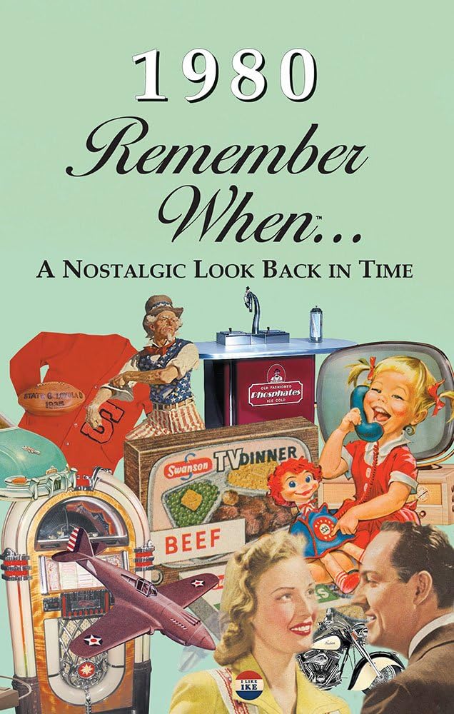 seek publishingKardLet 1980 REMEMBER WHEN CELEBRATION Birthdays, Anniversaries, Reunions, Homecomings, Client & Corporate Gifts
