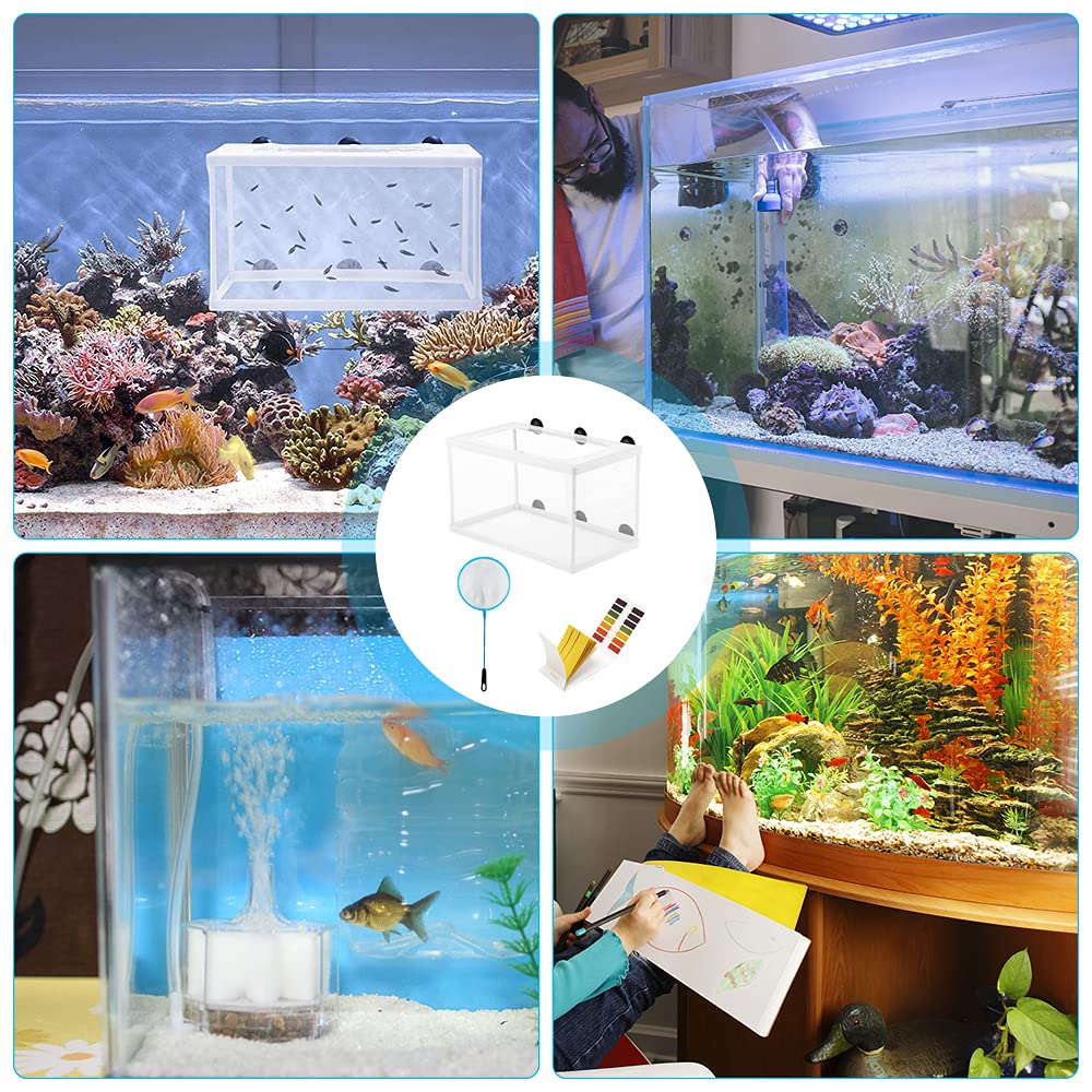 Swetup Aquarium Fish Breeding Box, Fish Hatchery Isolation Box Large