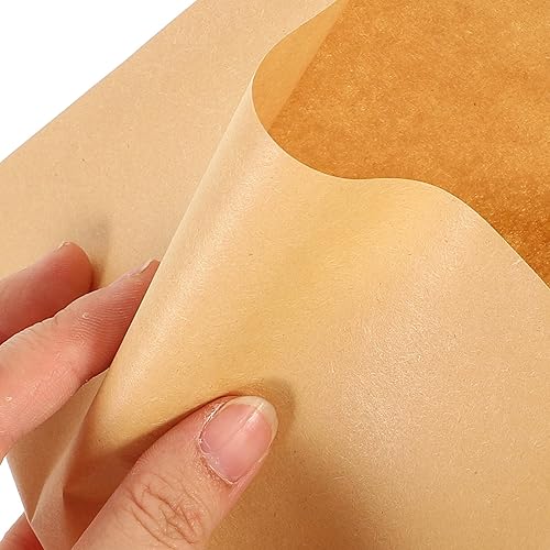 Miniatura 2 de Kichvoe 100 bolsas de papel a prueba de grasa, bolsa de bocadillos, bolsas de pan de papel, bolsas de papas fritas, bolsas de compras de papel,