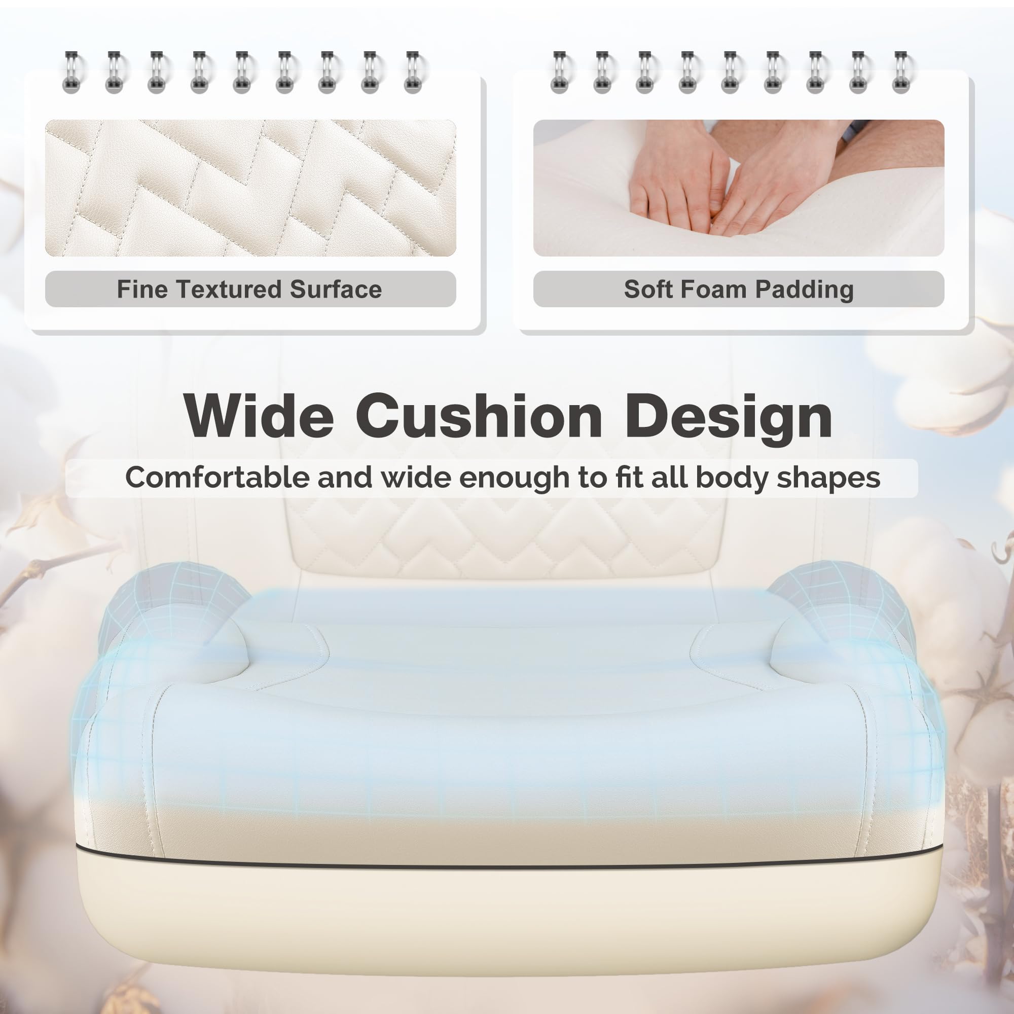 Furmax Big and Tall Office Chair 500lbs Heavy Duty Office Chairs Ergonomic High Back Desk Chair Adjustable Flip — view 6