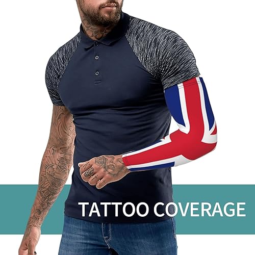 Miniatura 6 de Unisex Lightweight Cooling Arm Sleeves United Kingdom Uk Flag Compression Warmer Cover For Outdoor Activity