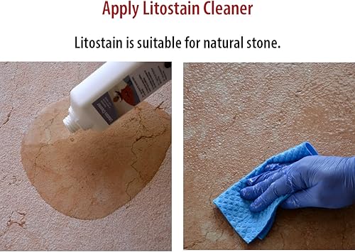 Miniatura 3 de Tile Doctor Litostain - Limpiador versátil para baño, ducha, inodoro y superficies de vidrio, también eficaz como limpiador multiusos, 16.9 fl oz