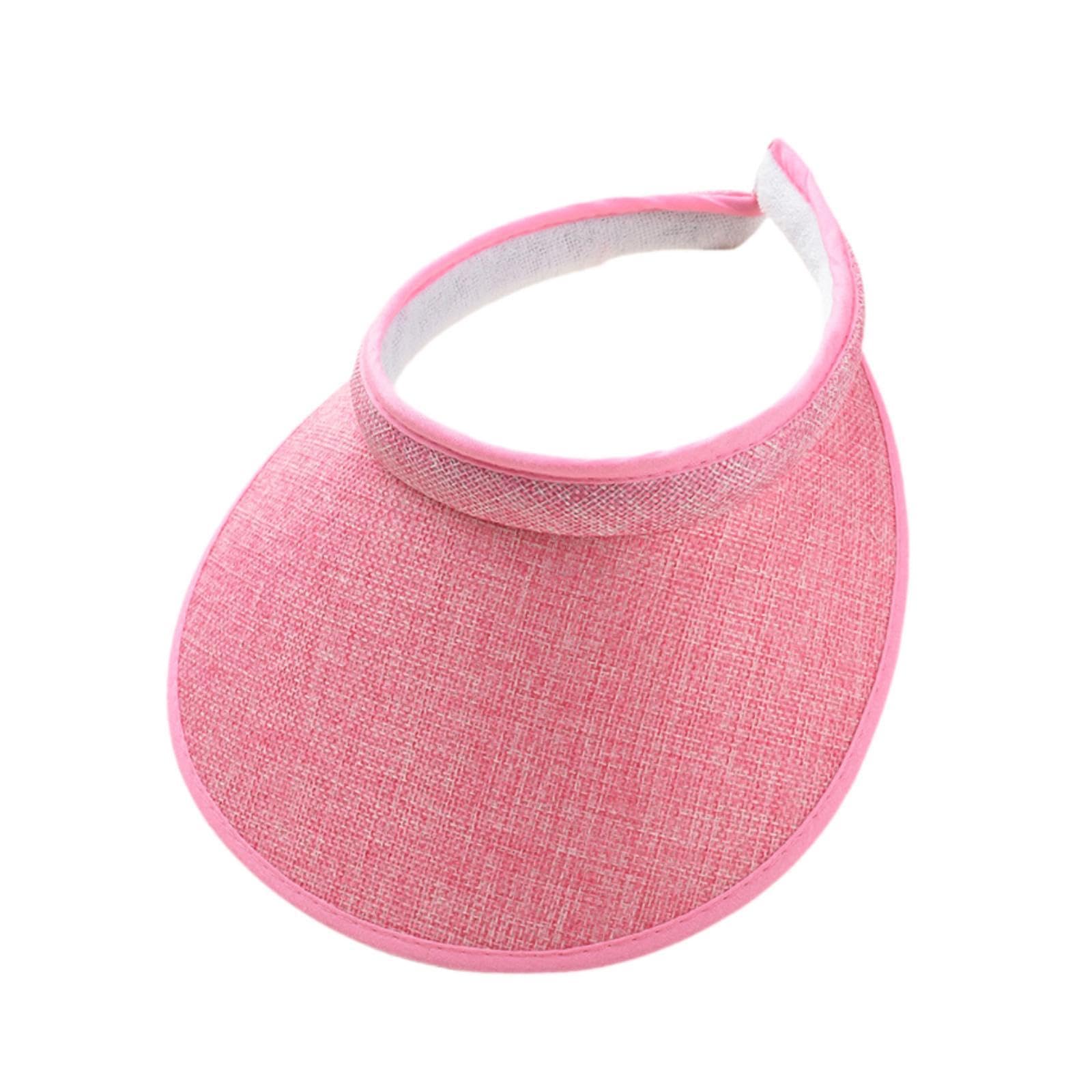 Sun Visor Hat Comfortable Lightweight Clip on Visor for Tennis Beach Cycling Pink| Streetwear | Aesthetic | Casual-image-19