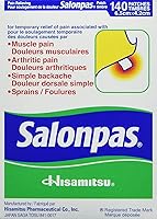 Vista 3 de Salonpas Parche para aliviar el dolor, 140 parches x 2