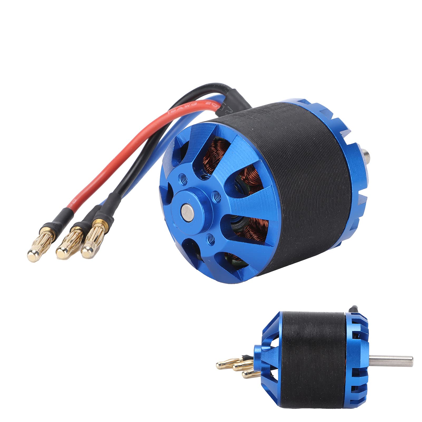 Potente Motore RC Senza Mammella con Bassa Elaborazione del Suono, Conversione Massima di Energia per Piano RC con Fisse da 4,0 Mm Tappo di Banana