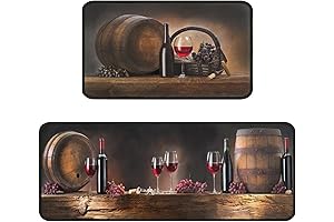 Charming Wine Country Kitchen Rugs Set for a Rustic Farmhouse Ambiance