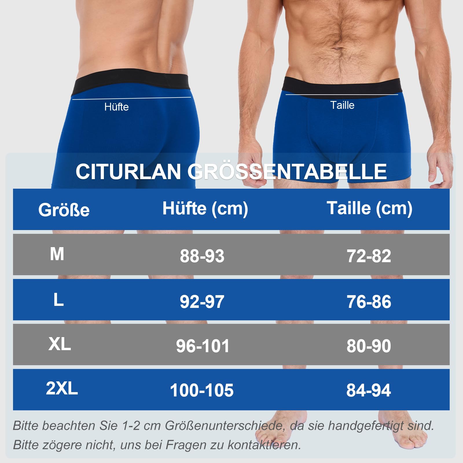 Culottes incontinence homme 150 ml - Boxers anti-fuites lavables, coton respirant anti-odeurs, protection renforcée nuit et voyage