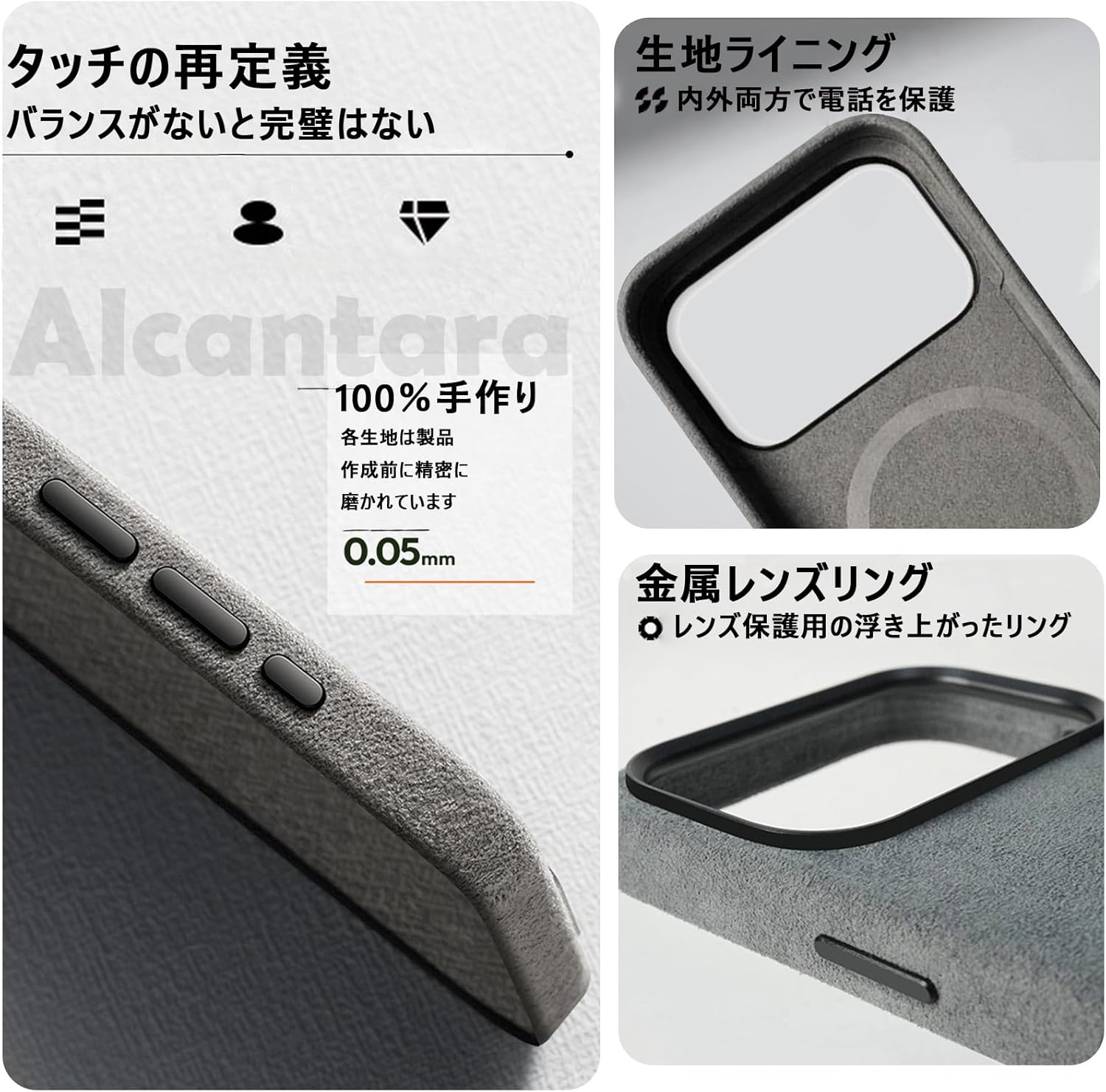 はな品です・:*+. Blue Leather Case for iPhone 17 Pro, Pro Max & Air | GOLDEN