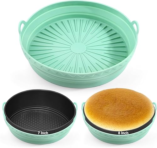 XANGNIER Protector de sartén para tarta de queso para sartén desmontable redonda de 9 pulgadas, bandeja de baño de agua de pastel de queso de