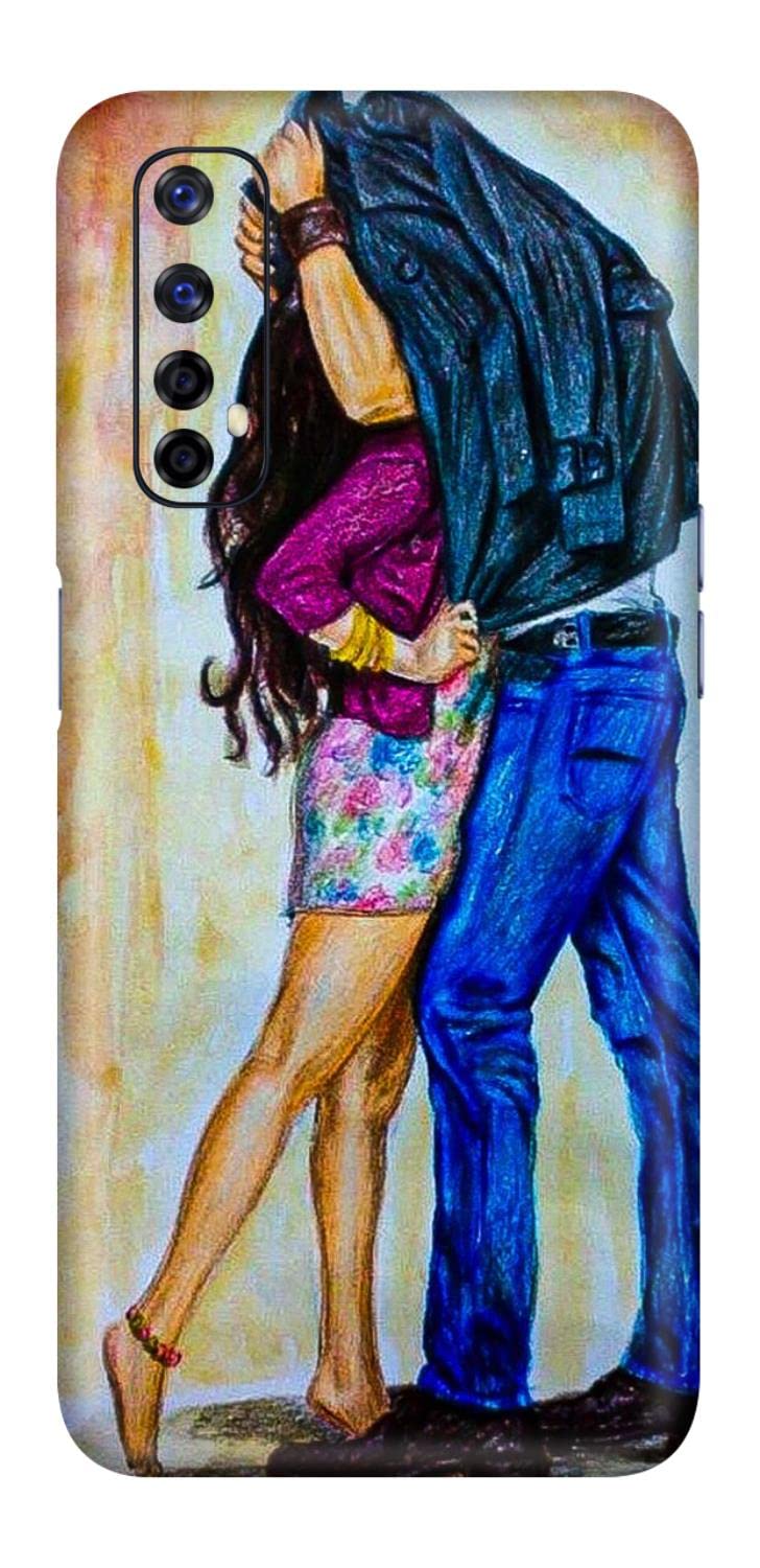 Mobile Skin Sticker Compatible with Realme Narzo 20 Pro Skin Not Back Cover, Camera & Back Protector Mobile Skin Wrap; KE-Realme Narzo 20 Pro-301